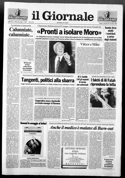 Il giornale : quotidiano del mattino